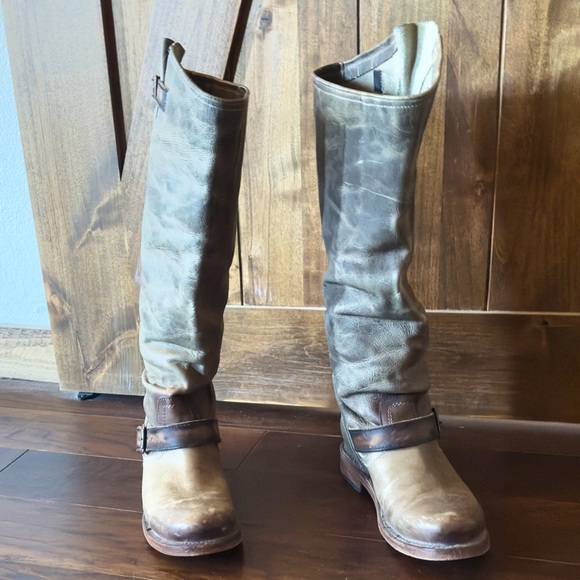 Freebird Shoes - Freebird Brown Leather Knee-High Boots